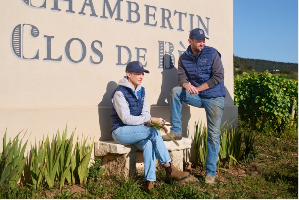 Caroline Drouhin and Nicolas Drouhin at Domaine Drouhin-Laroze, highlighting a family-run Bourgogne winery adapting to climate shifts.