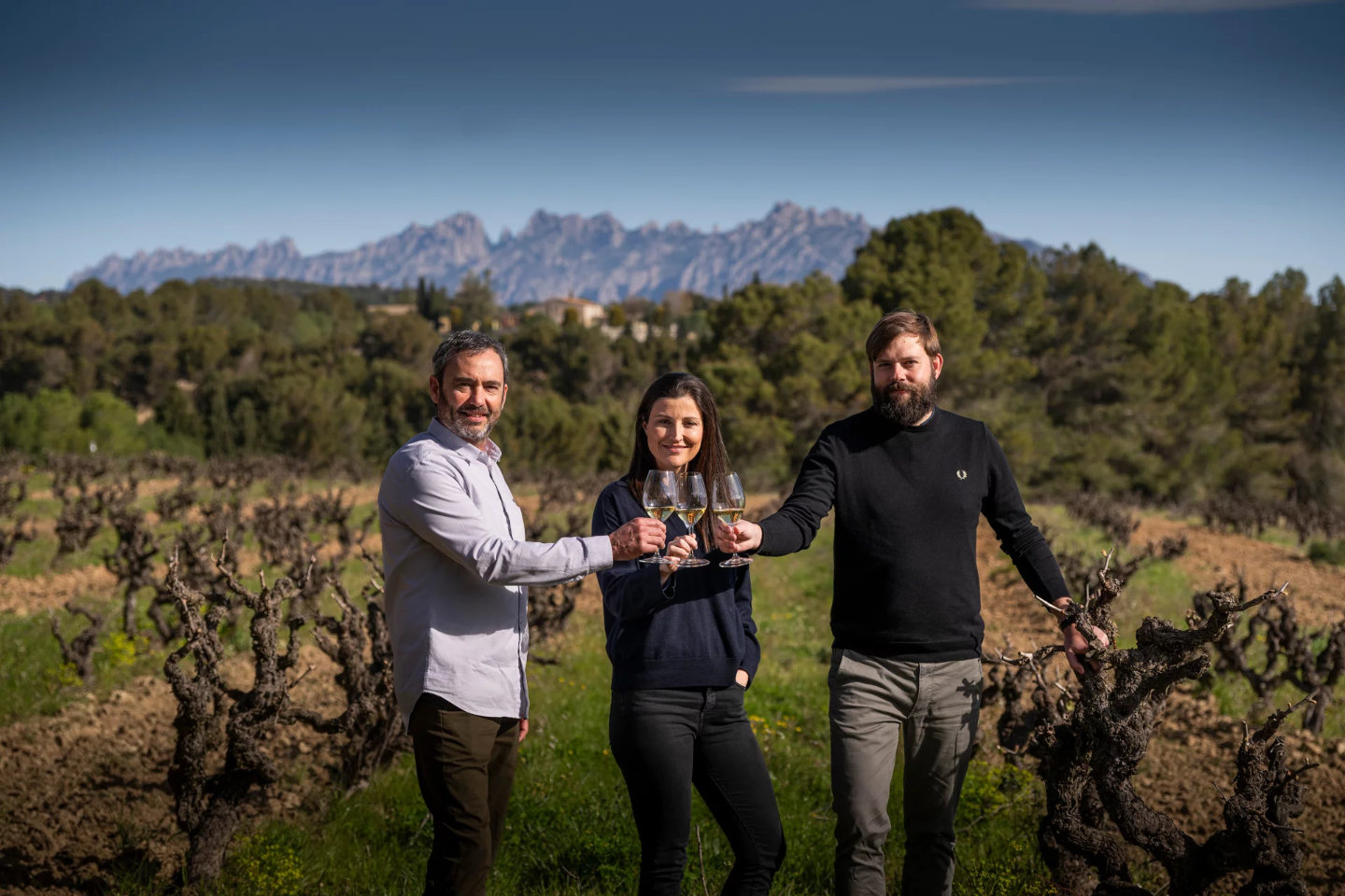 Pere Llopart, Mertixell Juvé, Roc Gramona. Credit: Corpinnat